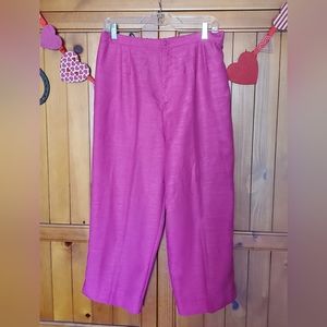 Sweet Life Fuschia Cropped Pants